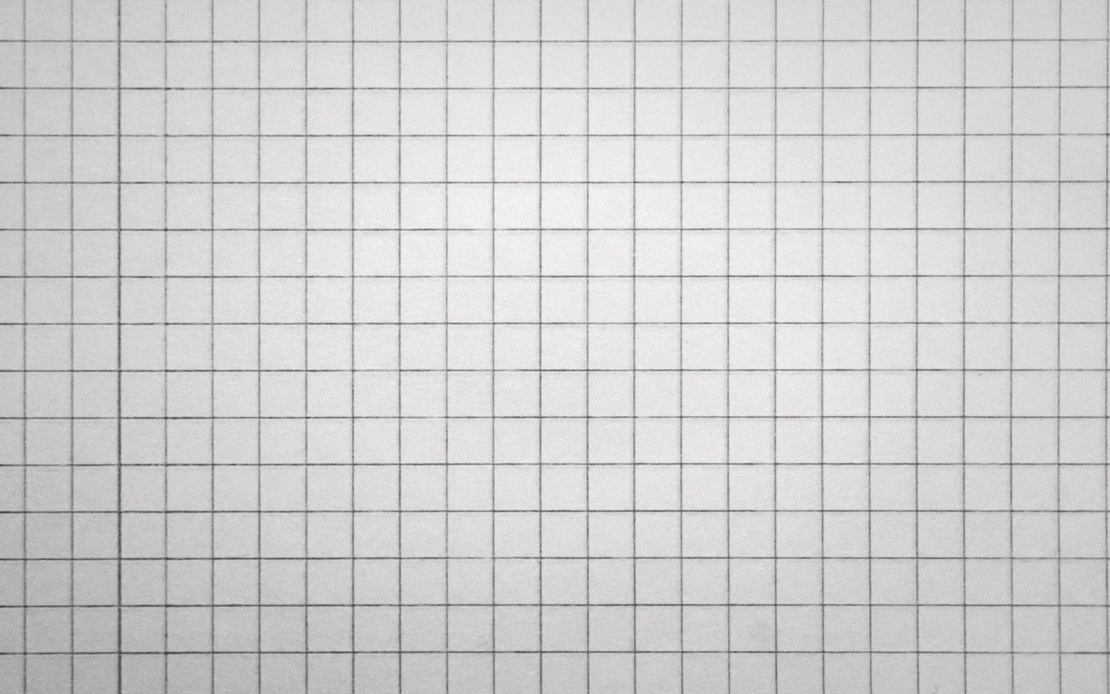 Blank sheet of graph paper with an even grid of light gray squares